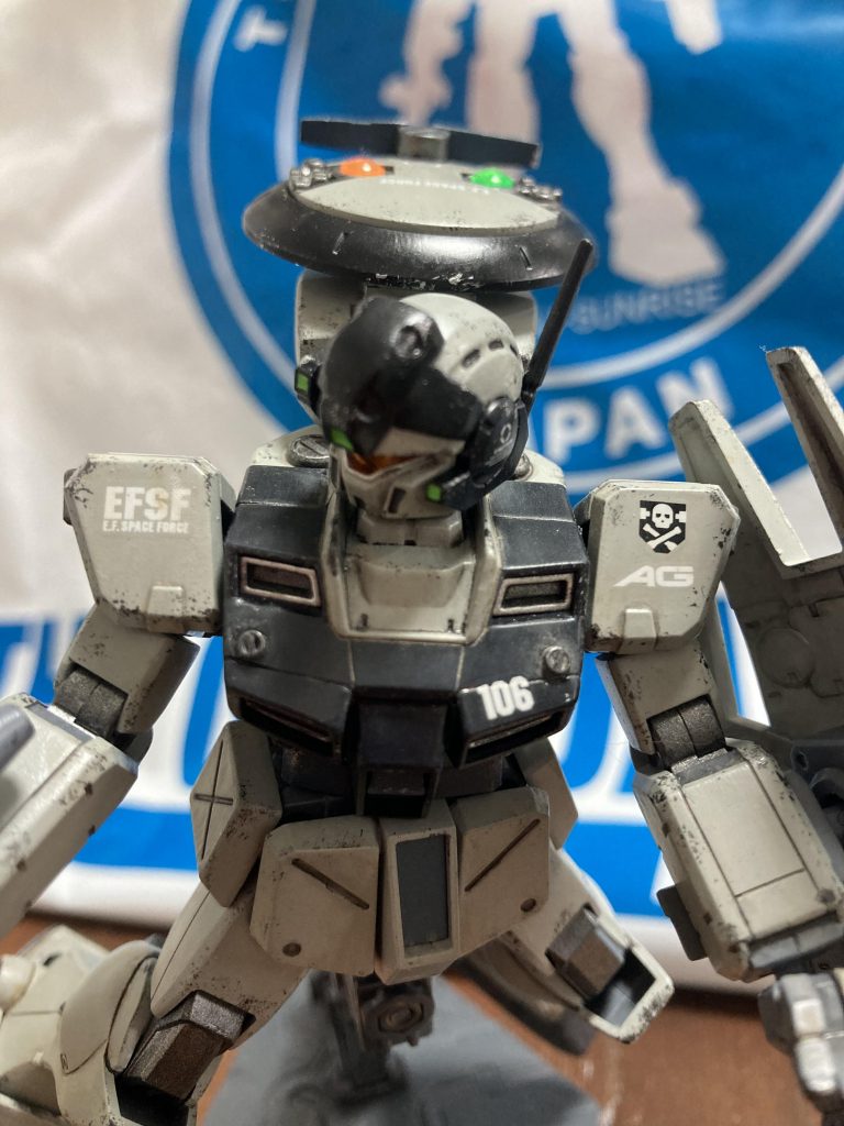 ヘッドはセンサー機器が詰まっていそうなデザインのジェスタヘッドに交換しました。