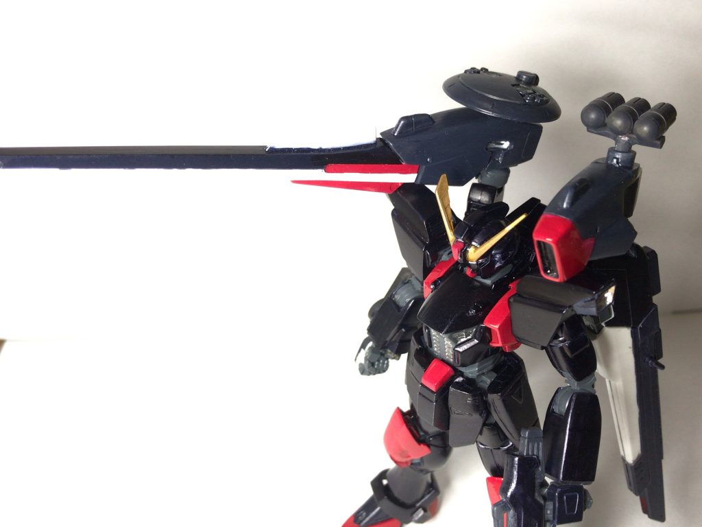 バスターオプション+バスターオプション上部のハードポイントにレドームとジャミングポッドを追加した状態。