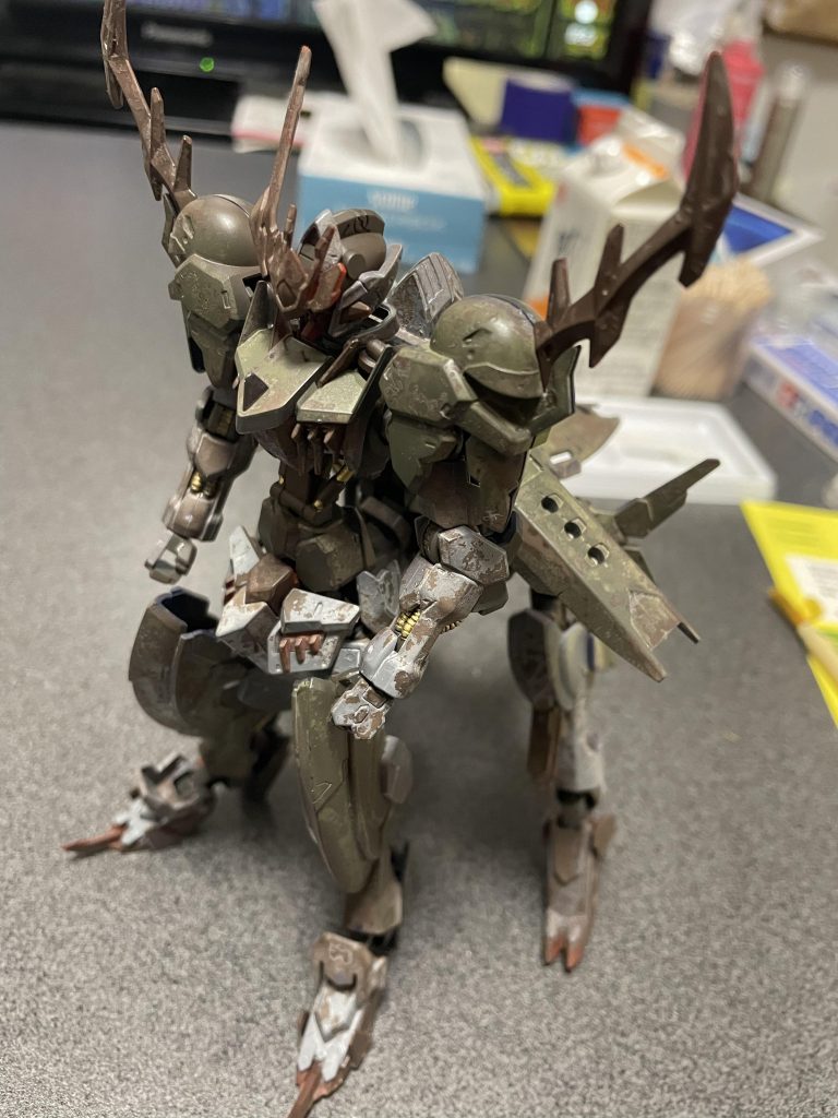 こちらはドライブラシ前。