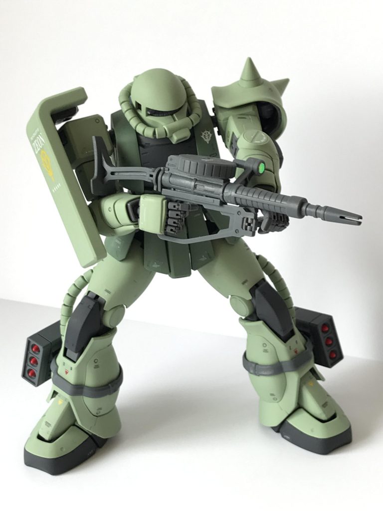 ミサイルポッドのミサイルは塗装しました。