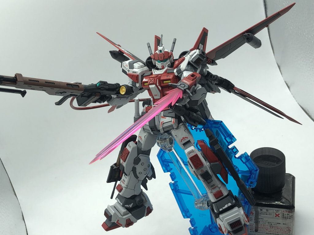 背部のキャノンと肩装備を取り外して軽装に