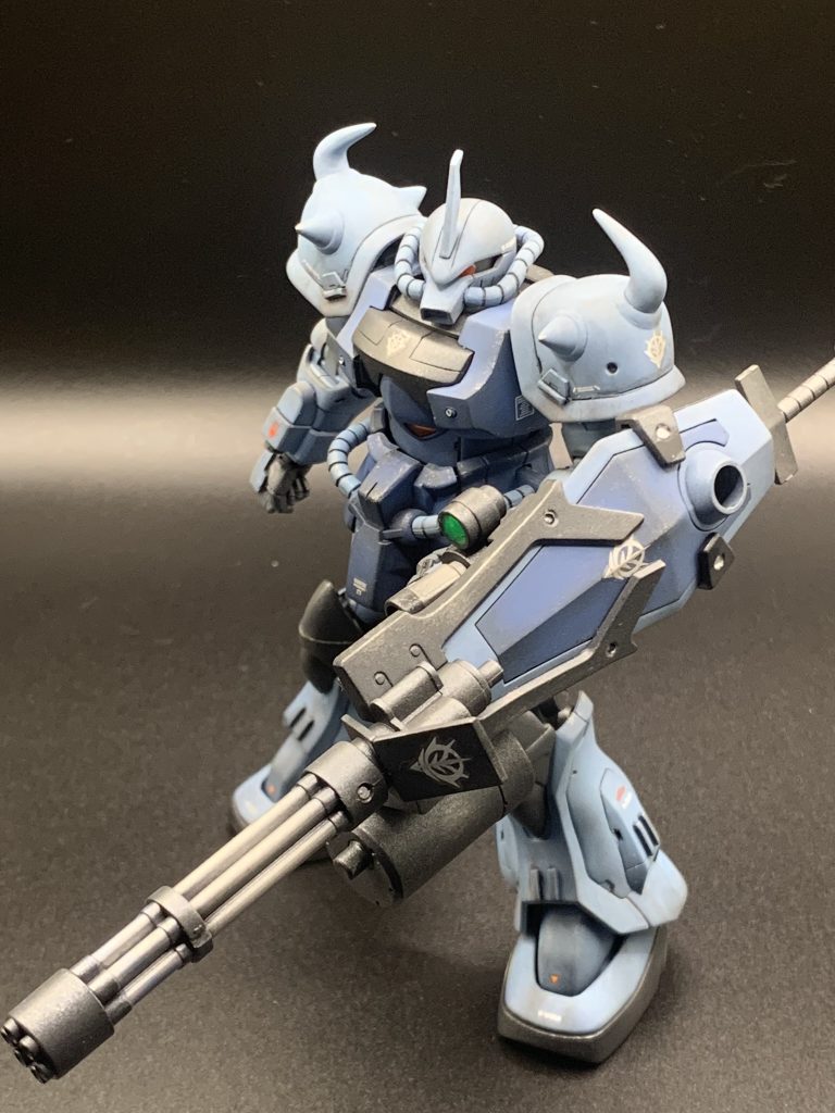 HGグフカスタム ファレホ全塗装–2枚目/制作者：MR.T