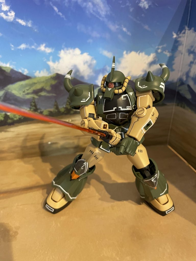 百均の背景ボードを使用！モノアイは変更しています