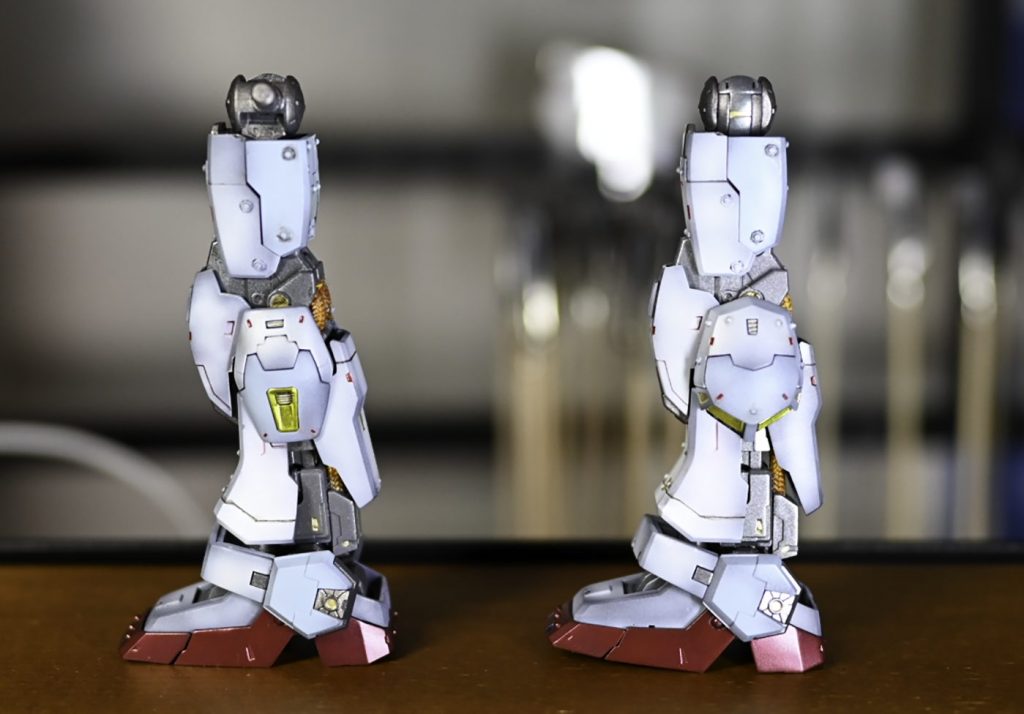 穴をあけては詰めて、あけては詰めての繰り返し