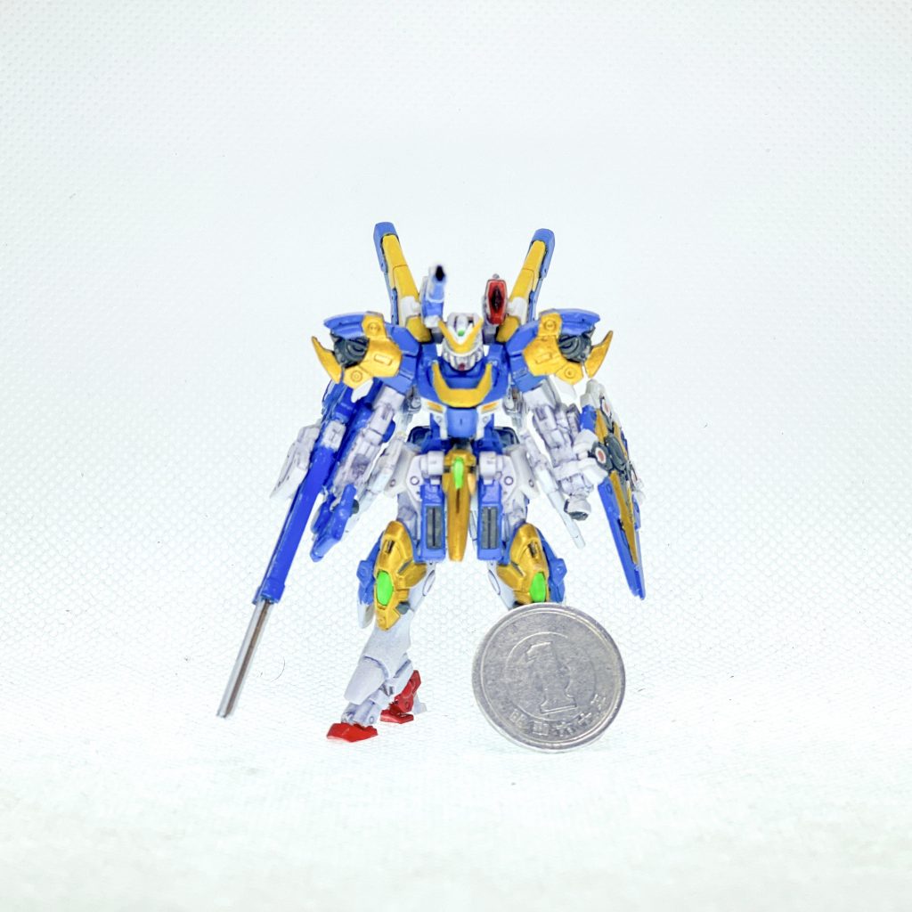 1円玉との大きさ比較。