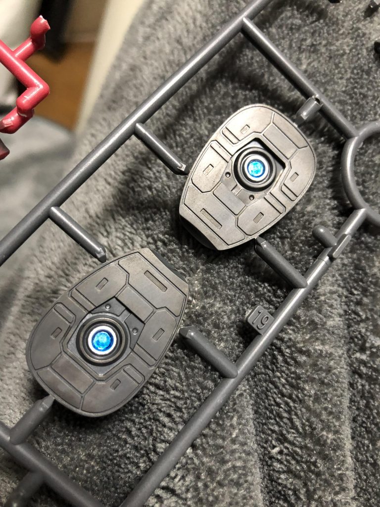 ランナーごとに部分塗装