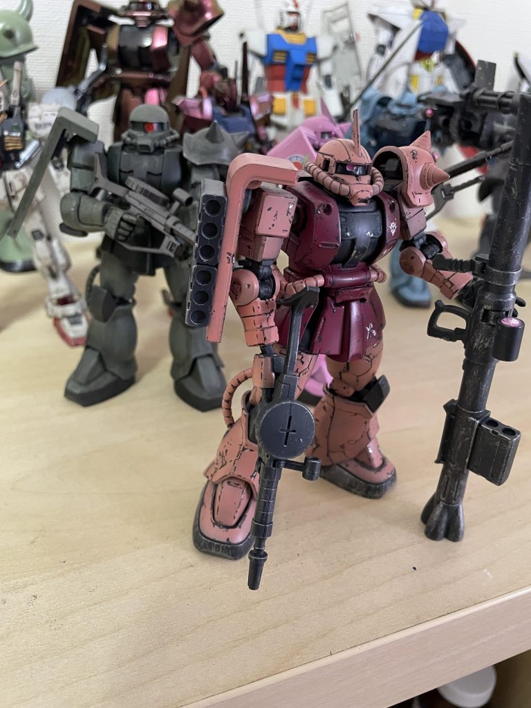 HG THE ORIGIN シャア専用ザクII–5枚目/制作者：Libra1022