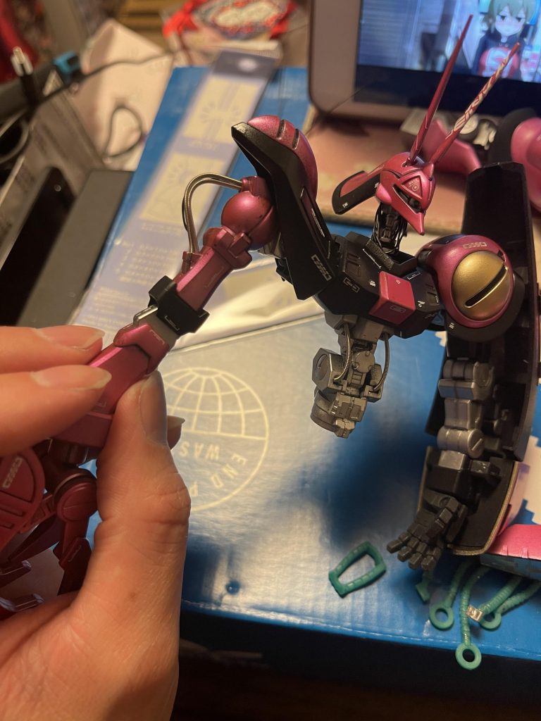 HG バウンドドック ゲーツ・キャバ専用機 オリジナルカラーリング全塗装、メタリック塗装、小改造)–3枚目/制作者：ゆーり(ロールシャッハ1号CV)