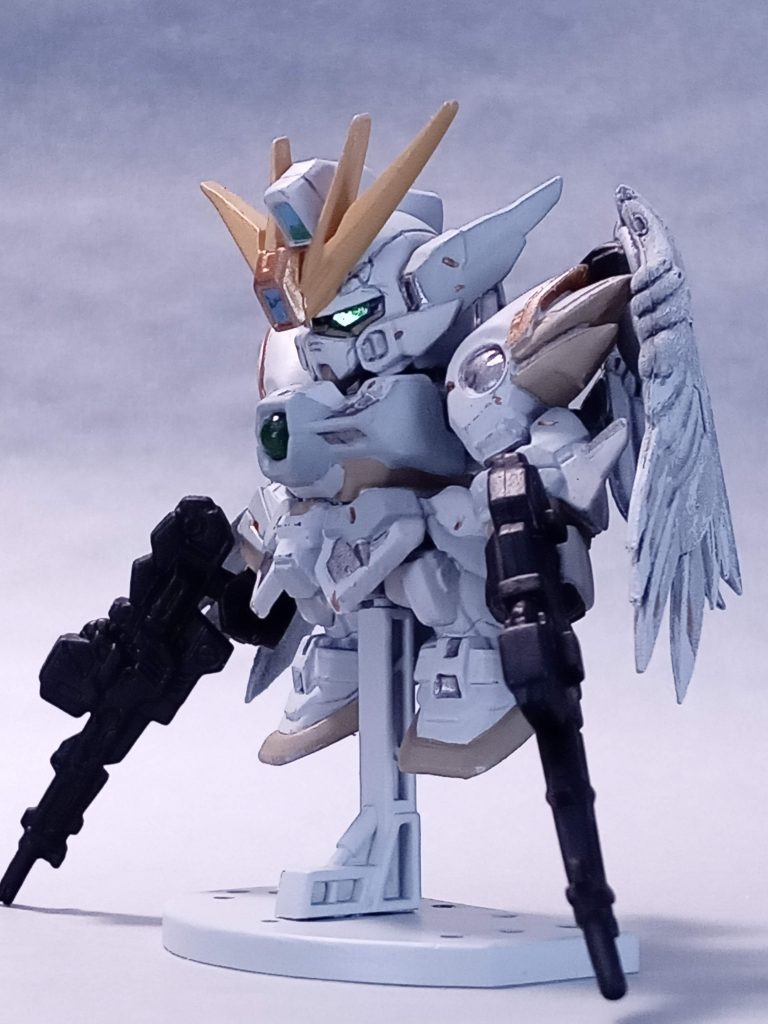 ガシャポン戦士Ｆ　ウイングガンダムゼロ・リペイント–4枚目/制作者：マッドさん