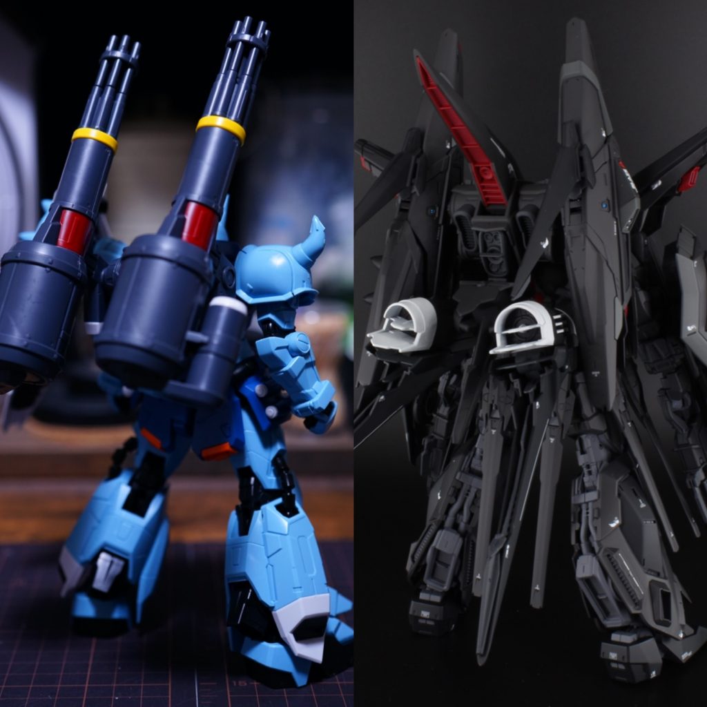 素組み比較です。