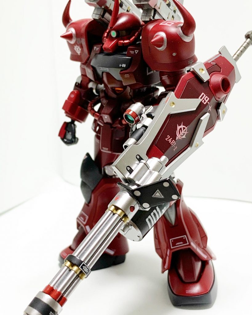 HGグフクリムゾンカスタム重装備–4枚目/制作者：Lieeze