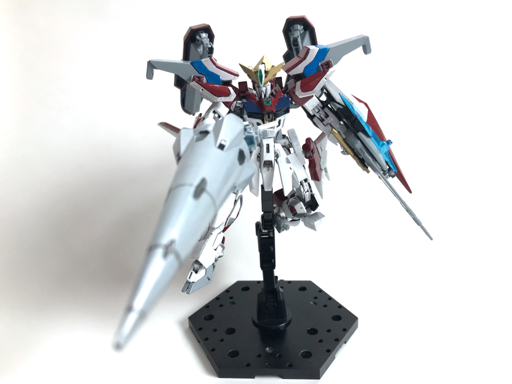 まず、ライテイショットランサー改はハイメガショットランサーに改修。ランサーは低出力のハイメガキャノンを撃てる他、ランサー自体がエネルギータンクとなって後述のキングモードの強化に使えます。