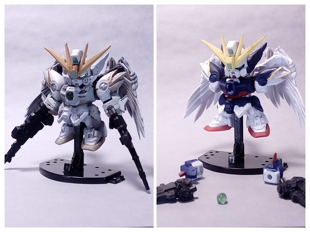 ノーマルと比較。メインカメラなどにラミーテープを使用。キラッとしてます！