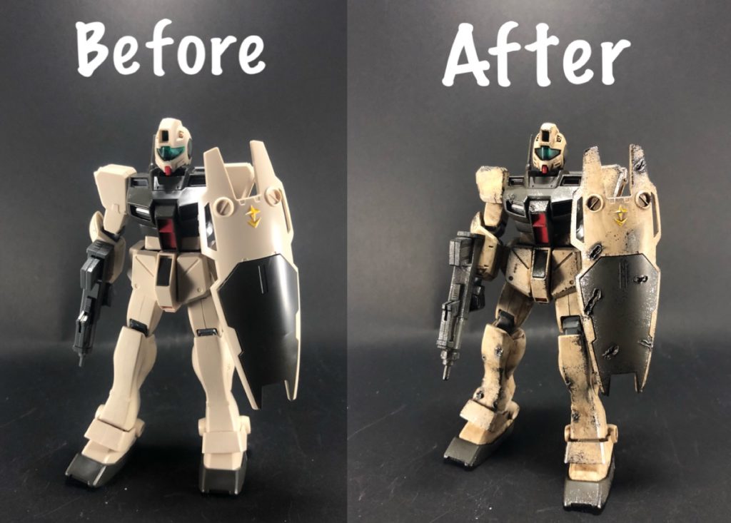 がっつり塗装はしてませんが、素組みとはかなり印象が変わったと思います♪