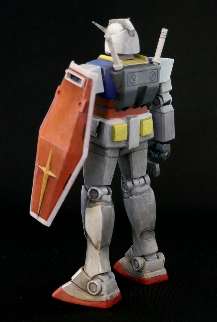 旧キット1/144ガンダム無改造作成–5枚目/制作者：ペーパーナイフ