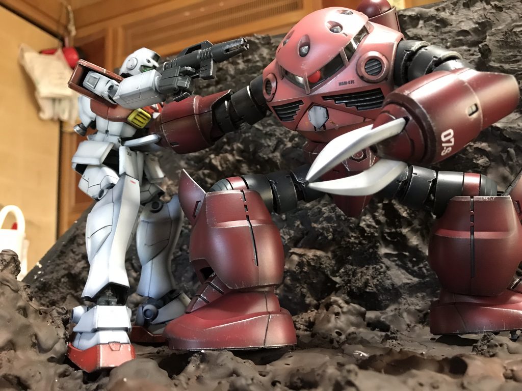 ジャブロー　赤い彗星–3枚目/制作者：第08山ん中小隊