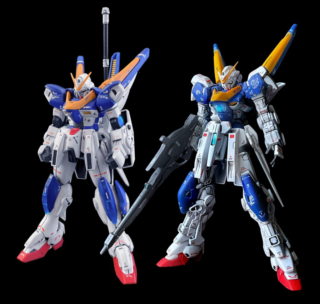 最後に1年前に製作したV2と並べて。