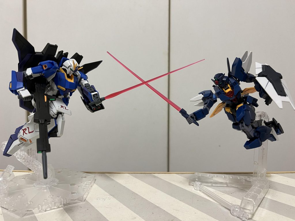 そこに居た前回投稿のルーΖガンダムと対決!ルー「ティターンズの残党!?」