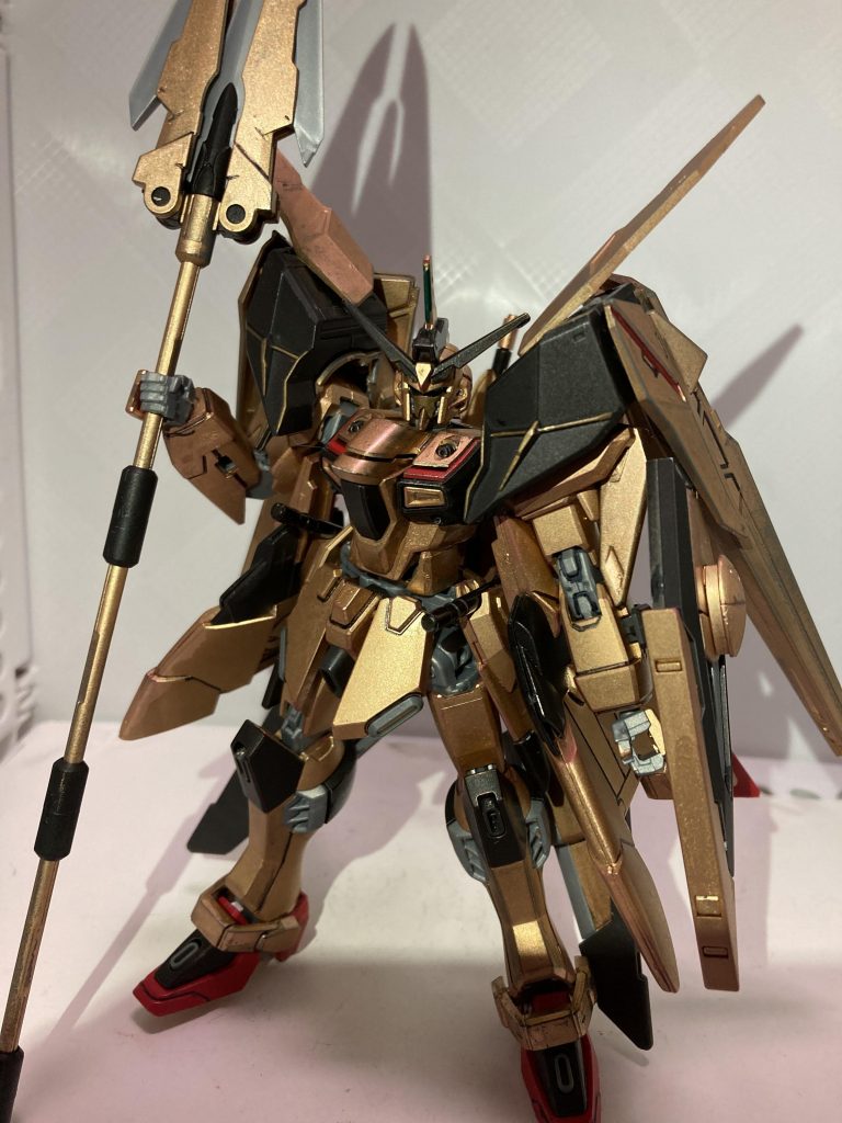 追加武装で槍を持たせてみました。