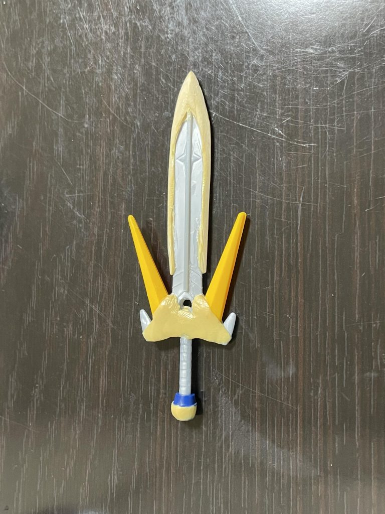 武器途中状態。ここからMSスパイクなどでボリュームアップしています。