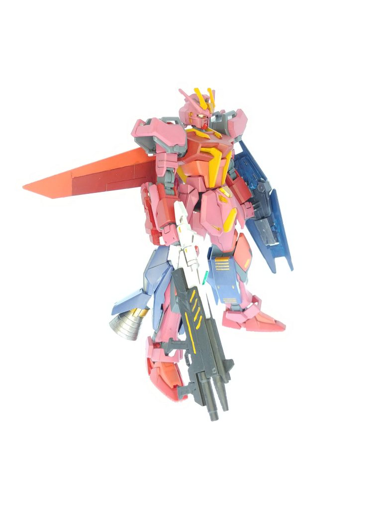 電子加速ビームライフル ブラウンシュヴァイク120mm対MSマシンガン デアフリンガー両装備は1個のユニットとして装備。分離してマシンガンとビームガン別々に扱うことも可能。