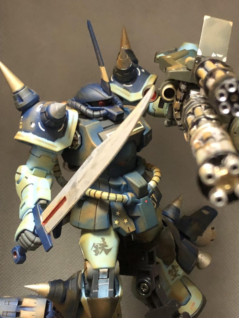 ガトリングは2本にしました、保持力強くて助かった。