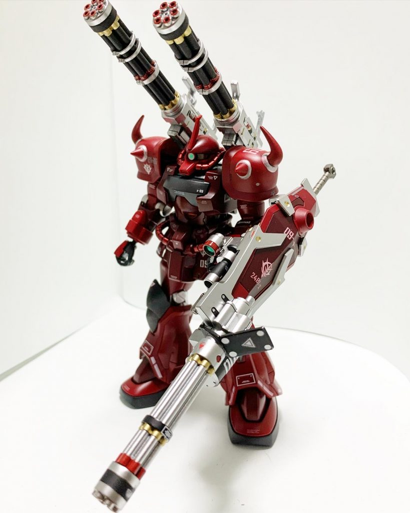 HGグフクリムゾンカスタム重装備–2枚目/制作者：Lieeze