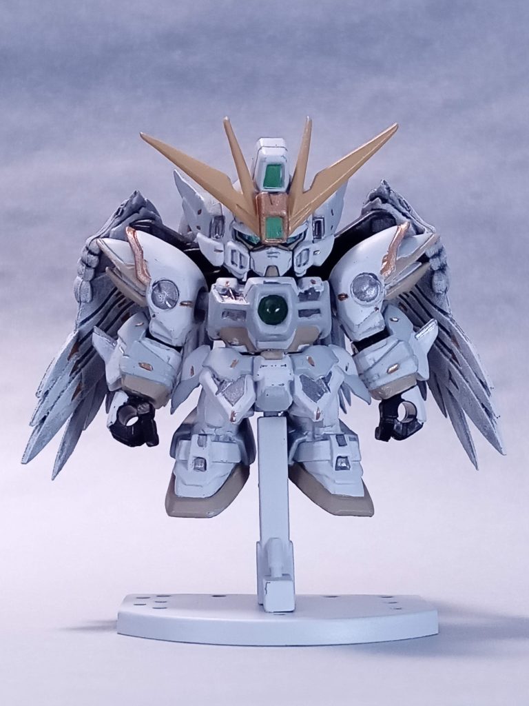 ガシャポン戦士Ｆ　ウイングガンダムゼロ・リペイント–3枚目/制作者：マッドさん