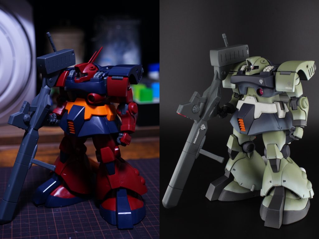 素組み比較です。