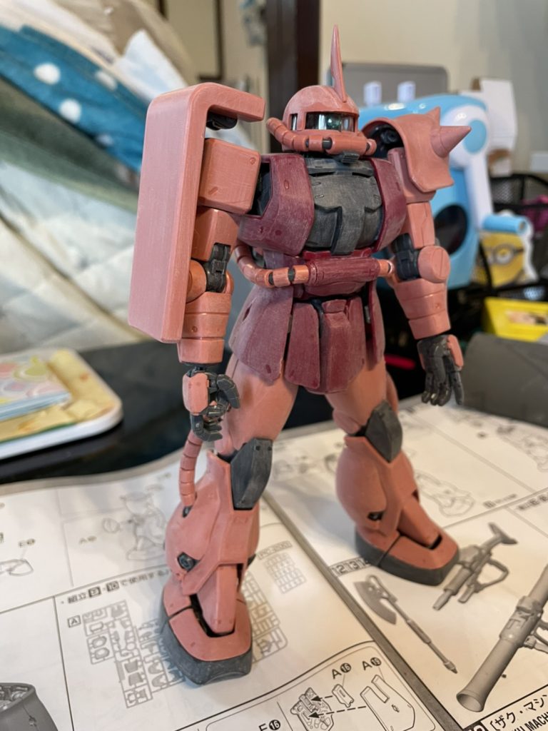 表面処理は1000番までヤスリがけしましたがもう少し丁寧にかければよかったかもです。