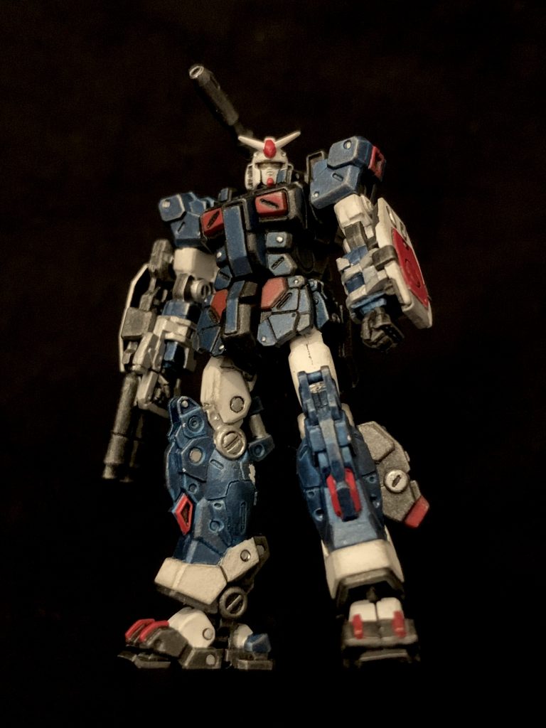 完成！世代的には緑に塗りたいところですが、サンダーボルト風に青にしてみました。