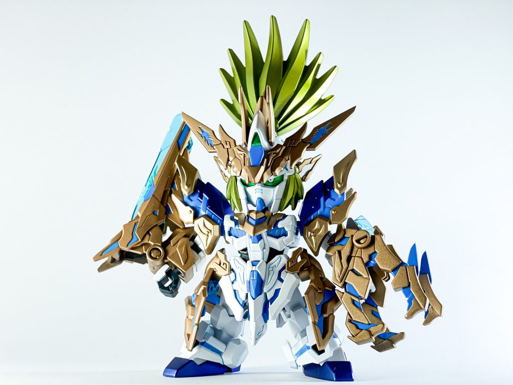 前箱絵がすごくカッコよかったので、その絵に近いカラーリングを目指しました。シャープ化、肉抜き埋め、モールド彫直ししております。