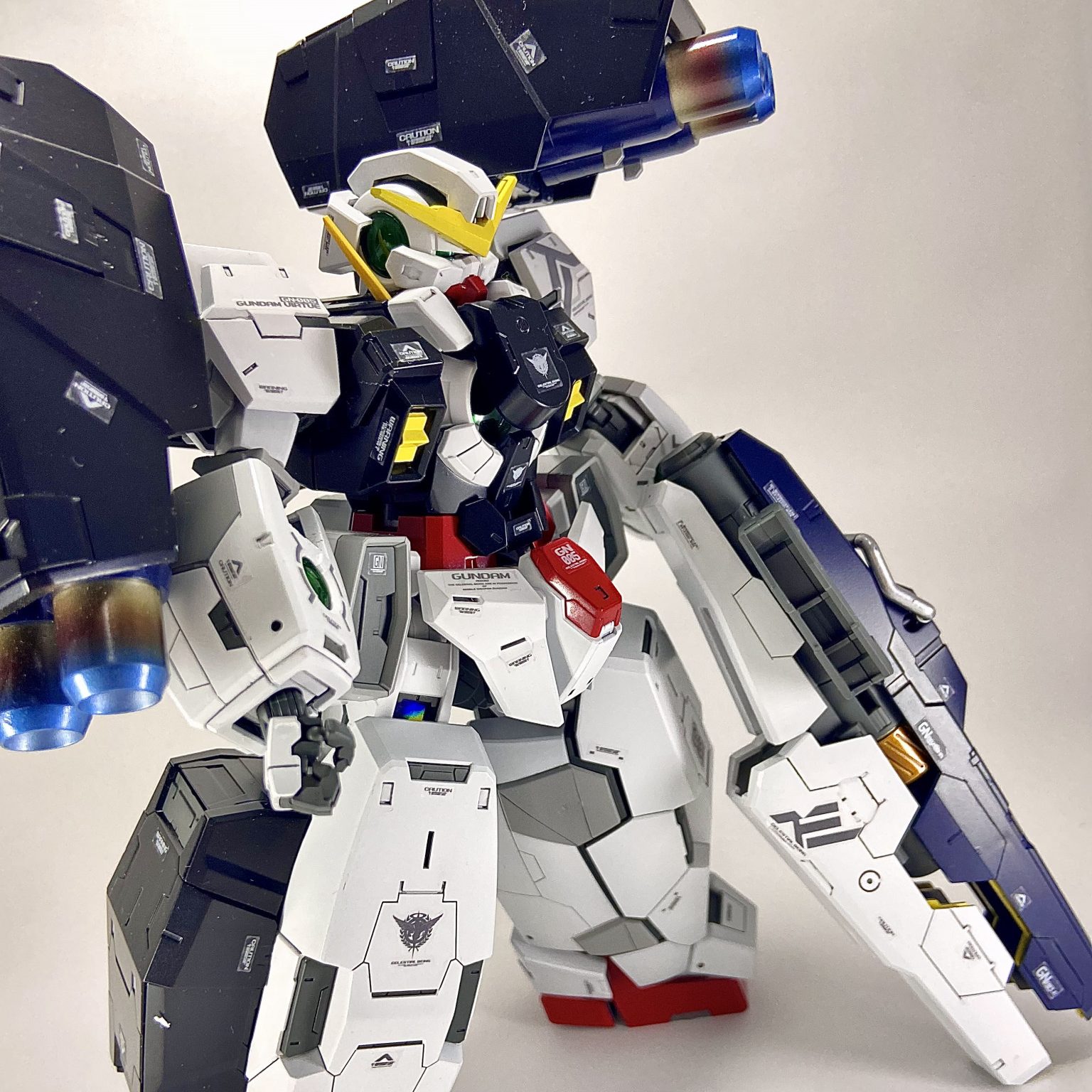 ガンプラ MG 1/100 ガンダムヴァーチェ ガンダムナドレ 全塗装 完成品 