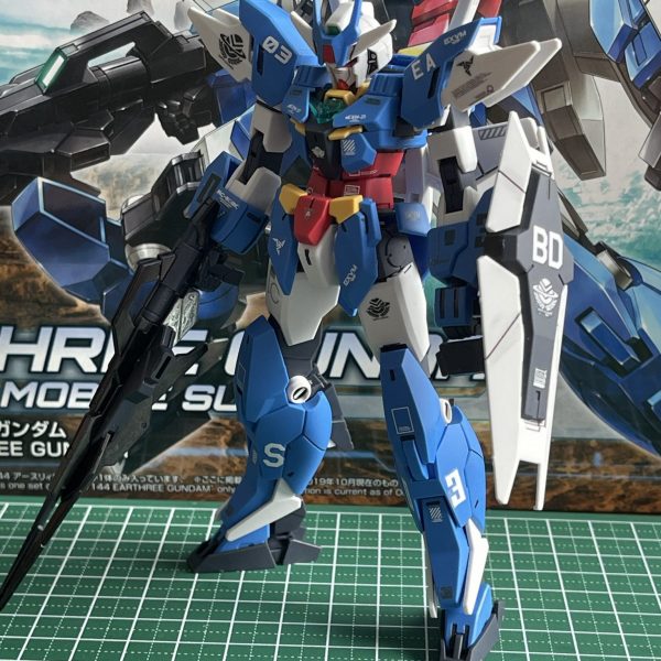 アースリィガンダム(つや消しフィニッシュ＆ウェザリング)