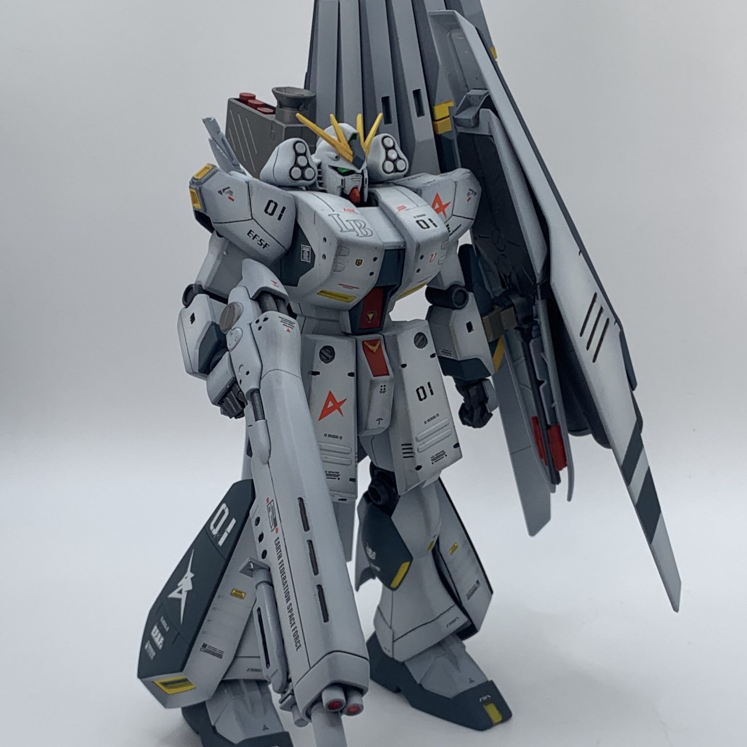 HGUC νガンダムhws ファレホ塗装｜MR.Tさんのガンプラ作品｜GUNSTA（ガンスタ）