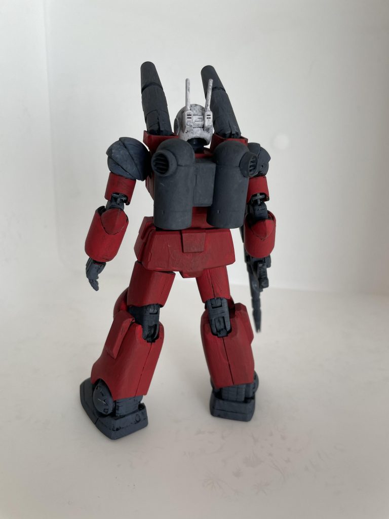 HGUC ガンキャノン 絵の具筆塗り全塗装–5枚目/制作者：NbHaruto