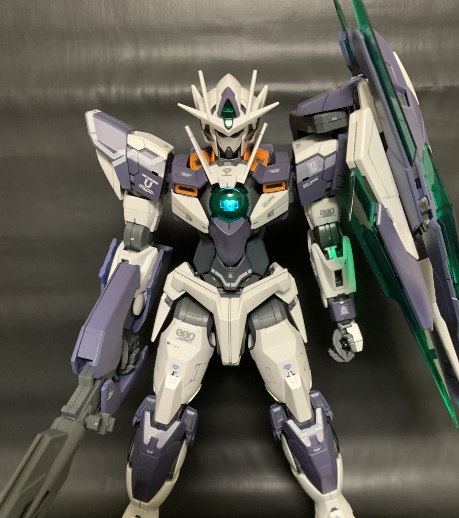 ガンダムマーカーで塗ぬりぬりMGクアンタ–3枚目/制作者：Asufaru