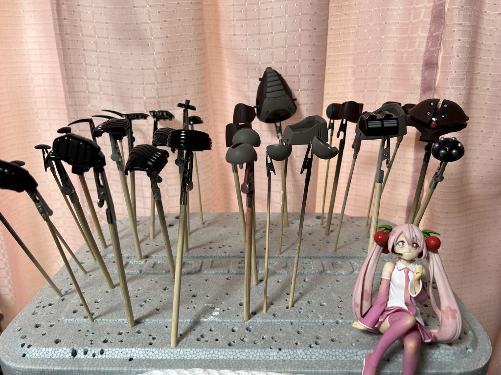 筆塗りは初心者には難しいですʕ⁎̯͡⁎ʔ