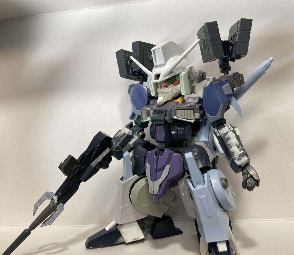 お手つきの中ではこれが評判よかったのと、Yuya さんのFAZZと並べるために制作再開。https://gumpla.jp/sd/949577
