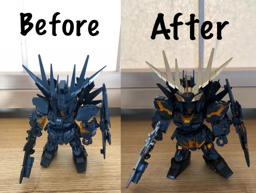 正面のビフォーアフター！かなり印象が変わったかなと思います♪