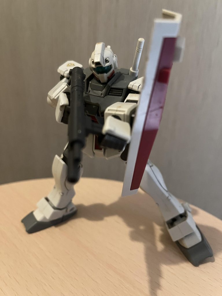 寒ジム。頭部アンテナは折れないように別保管してるのでありません。…アンテナどこにしまったんだっけなぁw