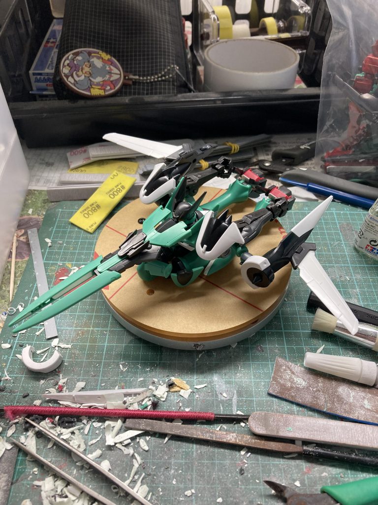 仮組み飛行形態