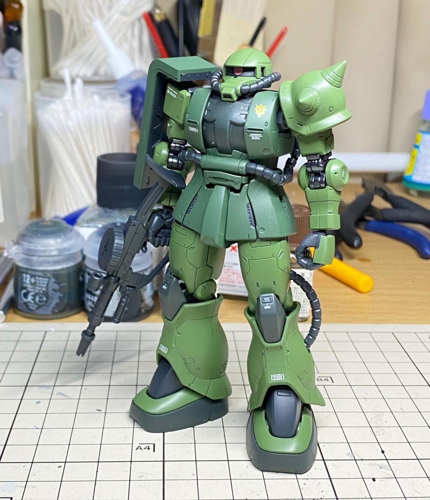 1/144 ザクII JC型 (シャア専用ザクII 赤い彗星Ver.)–2枚目/制作者：ますす