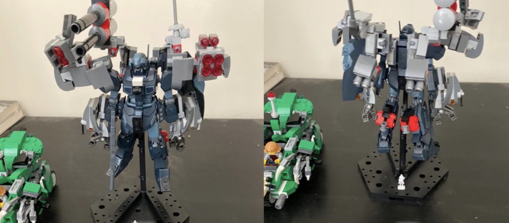 “Assault Form” Equipped with False Machine Guns,Various Missiles,Thrusters,Shielded Sub-Arms(Machine guns applied), and an Interpersonal Antenna. This Armor’s main purpose is to strike at Ships with high Mobility.偽の機関銃、さまざまなミサイル、スラスター、シールドされたサブアーム(機関銃が適用されている)、および対人アンテナを備えた「暴行形態」。 この装甲の主な目的は、機動性の高い船を攻撃することです。
