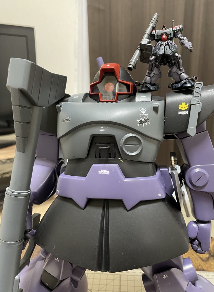 アーティファクトのドム・トローペンと戸愚呂兄弟ショット(^^)1/60旧キットを完成させたのは初だったので、感無量ですね!最後までご覧頂きありがとうございました😊