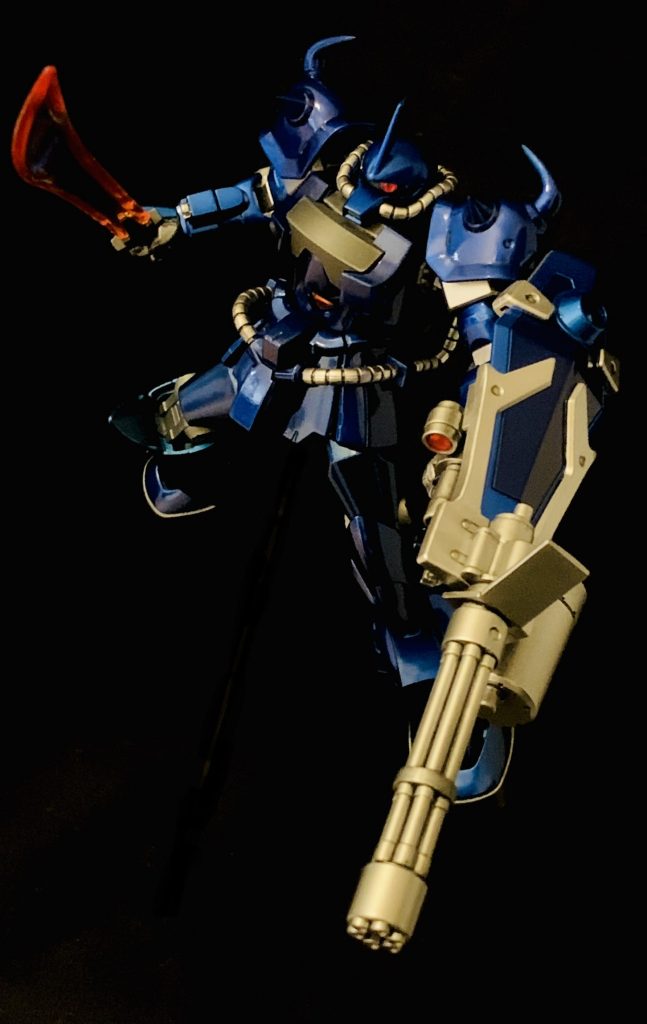 「フラットランダーが！連邦にもコロニー生まれはおろうに。重力に縛られおって！」重力に縛られないのもグフの魅力ですね。