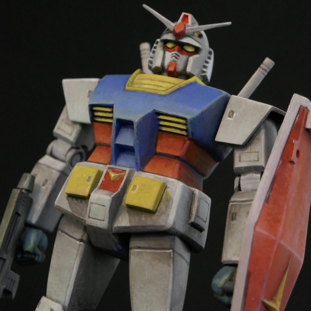 旧キット1/144ガンダム無改造作成｜ペーパーナイフさんのガンプラ作品｜GUNSTA（ガンスタ）