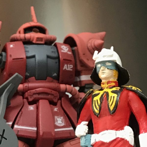 HG シャア専用ザクⅡ（赤い彗星ver） & キャラコレ シャア