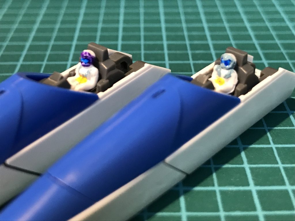 ウッソとマーベット、二人が付いてくるので塗りました。
