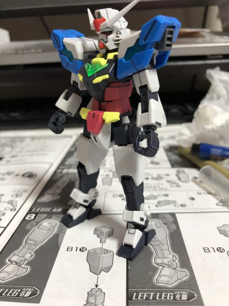 頭部と肩部をヘリオスに変更ずんぐりむっくり